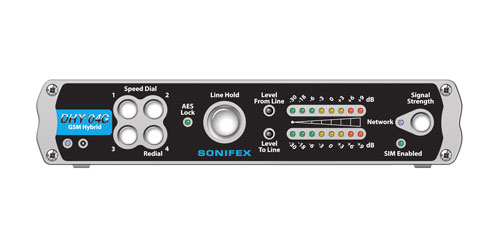 SONIFEX DHY-04G TELEPHONE BALANCE UNIT Digital, GSM hybrid, single, AES/EBU, Ethernet, desktop