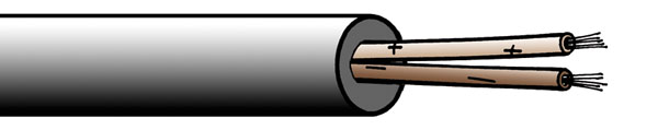 CANFORD MCS-LFH CABLE 2 core, Eca, Black