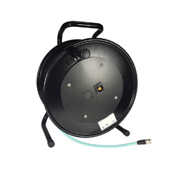 CANFORD CD301SDVLT CABLE DRUM ASSEMBLY 1x BNC female on drum, 50m SDV-L turquoise to BNC male