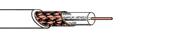 CANARE LV-61S CABLE White (reel of 153m)