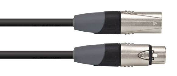 CANFORD CONNECT CABLE XLR3F-XLR3M-HST-0.5m, Black