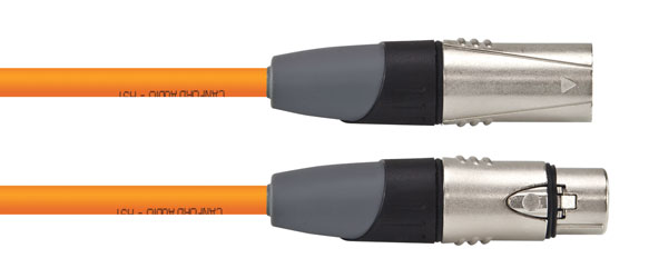 CANFORD CONNECT CABLE XLR3F-XLR3M-HST-3m, Orange