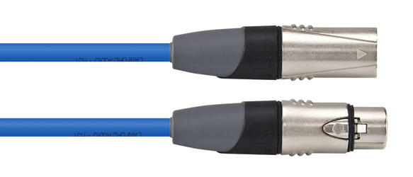 CANFORD CONNECT CABLE XLR3F-XLR3M-HST-2m, Blue