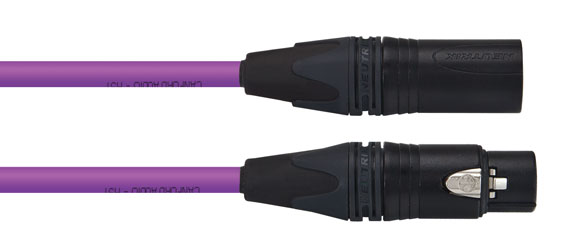 CANFORD CABLE 3FXXBAG-3MXXBAG-HST-1m, Violet