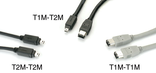 FIREWIRE IEEE1394 CABLE Type 1 male - Type 1 male, 2 metres