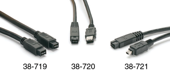 FIREWIRE IEEE1394B CABLE Type B male - Type B male, 2 metres