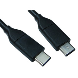 USB CABLE 3.2, Type C male - Type C male, 1.5 metre, black