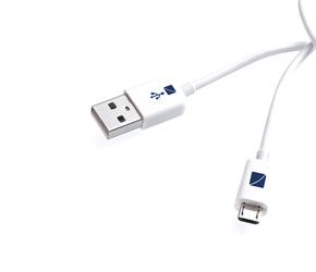 TRAVEL BLUE USB CABLE 2.0, Type A male - Type B-micro male, 1 metre