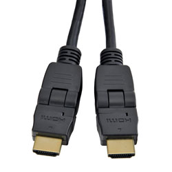 HDMI CABLE High speed with Ethernet, swivel and rotate plugs, 5 metres