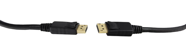 DISPLAYPORT CABLE Male to male, 1 metre