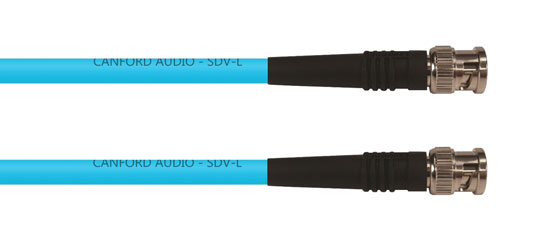 CANFORD CABLE BNC-BNC-SDV-L-10m, Turquoise