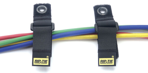 RIP-TIE CinchStrap-EG 10 x 1.0 inch, black (pack of 2)