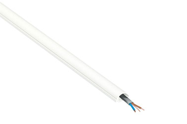 D-LINE R2D2010W 1/2-ROUND MICRO+ TRUNKING, 20 x 10mm, 2.0m length, white