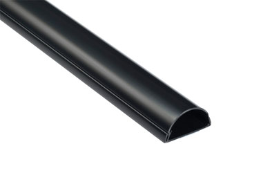 D-LINE R2D5025B 1/2-ROUND MAXI TRUNKING, 50 x 25mm, 2.0m length, black