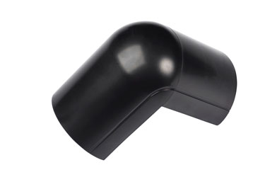 D-LINE FLEB5025B 1/2-ROUND CLIP-OVER EXTERNAL BEND, For 50 x 25mm trunking, black