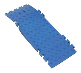 DEFENDER WHEELCHAIR RAMP LINE Ramp module, 250mm, blue, pack of 6