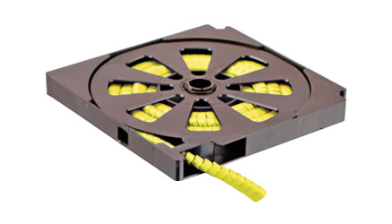 CABLE MARKERS PTV+45.4, yellow (reel of 500)