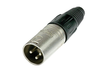 NEUTRIK NC3MX-WOB XLR Male cable connector, without gland