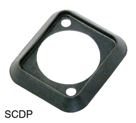 NEUTRIK SCDP-0 DICHTUNG für D-Form Einbausteckverbinder, schwarz