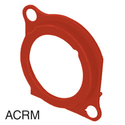 NEUTRIK ACRM-2 XLR Escutcheon for A- and BA-series, red
