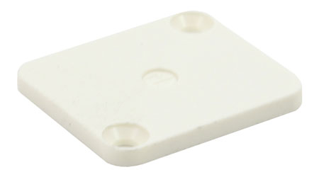 NEUTRIK DBA-WT XLR BLANKING PLATE D-series, surface mount, white