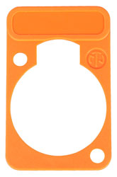 NEUTRIK DSS-3 XLR D-SERIES LABEL HOLDER Orange