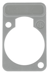 NEUTRIK DSS-8 XLR D-SERIES LABEL HOLDER Grey