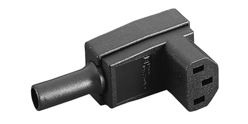 BULGIN PX0588 IEC MAINS CONNECTOR C13 type, female, cable, vertical side entry