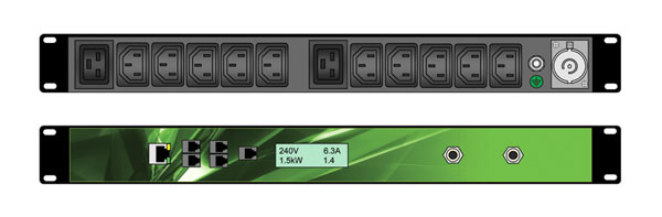 iPower Lite IPL-001-IP1-0G POWER DISTRIBUTION UNIT Horizontal, 10x C13, 2x C19, 1U, 32A inlet