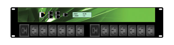 iPower Lite IPL-002-IP1-0F POWER DISTRIBUTION UNIT Horizontal, 12x C13 2x C19, 2U, 16A inlet