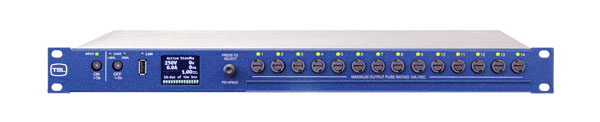 TSL PD14PMID-20A AC MAINS DISTRIBUTION UNIT Intelligent, 1x 20A PowerCON inlet, 14x IEC outlets