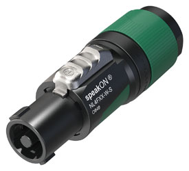 NEUTRIK NL4FXX-W-S SPEAKON Cable connector, 6-12mm