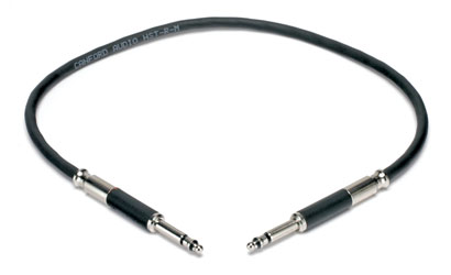 CANFORD BANTAM PATCHCORD Neutrik plugs, 300mm, Black