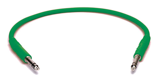 REAN BANTAM PATCHCORD Moulded, starquad cable, 300mm Green