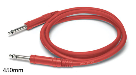REAN BANTAM PATCHCORD Moulded, starquad cable, 1800mm Red