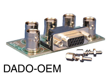 IKON DADO-OEM Wall box HDD15-BNC breakout adapter