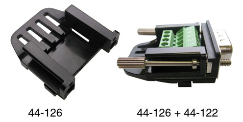 BTX CD-MX915HH D-SUB Half hood for 9 and 15 pin screw term. connectors