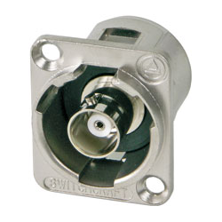 SWITCHCRAFT EHBNCRCA BNC female - RCA female feedthrough, nickel