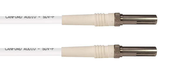 CANFORD MUSA 3G HD PATCHCORD 600mm, White with white strain relief