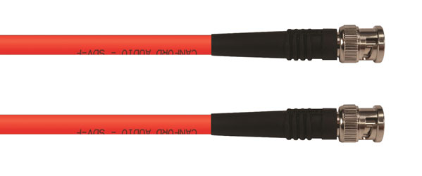 CANFORD KABEL BNC-BNC-SDV-F-600mm, rot