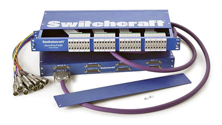 SWITCHCRAFT STUDIOPATCH 6425 EZ NORM Bantam jackfield, 32 channel, 25 D-sub