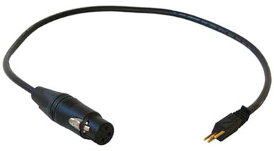 GHIELMETTI 673.910.301.02 GXK 313/60 PATCHCABLE 3-pole to XLR 3-pin female, 600mm, black