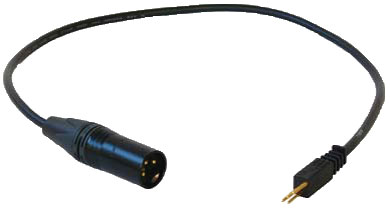 GHIELMETTI 673.910.300.00 GXK 313/120 PATCH CABLE 3-pole to XLR 3-pin male, 1200mm, black