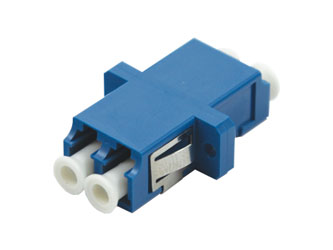 LC SM DUPLEX PANEL COUPLER (also fits SC simplex panel cutout)