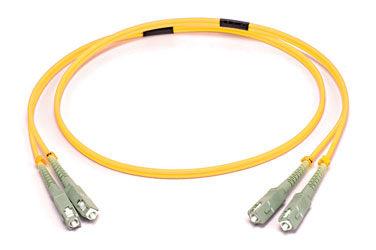 SC-SC SM DUPLEX OS2 9/125 Fibre patch cable 2.0m, yellow