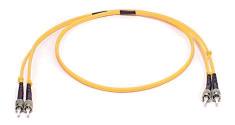 ST-ST SM DUPLEX OS2 9/125 Fibre patch cable 3.0m, yellow