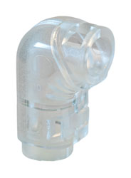 TUK PS90CLR RJ45 PATCH LEAD ADAPTER 90 degree, clear