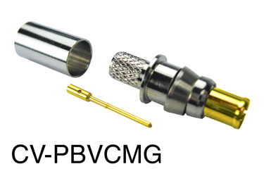 BTX CV-PBVCMG PROBLOX Coax contact, male, for Belden 1855A, 778xA, 1855S (pk of 10)