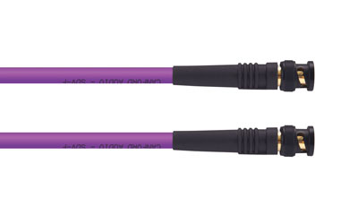 CANFORD PATCHKABEL 12G BNC-BNC-SDV-F-3m, violet