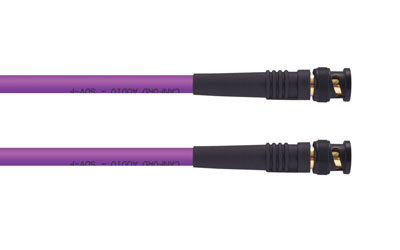 CANFORD PATCHKABEL 12G BNC-BNC-SDV-F-10m, violet